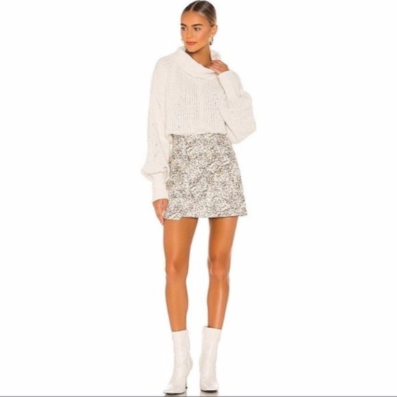 FREE PEOPLE Be Yours Cowl Neck Sweater - Vanilla Bean - NWT - Picture 6 of 6